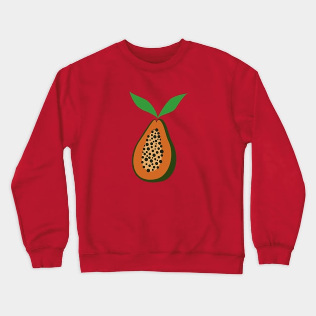 Papaya Crewneck Sweatshirt by Janremi